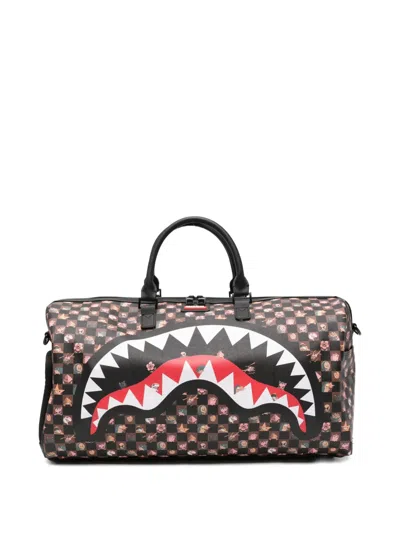 Sprayground Shark-print Holdalls In Black
