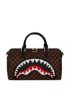 Sprayground Sawtooth Sharks In Paris Mini Duffle In Brown