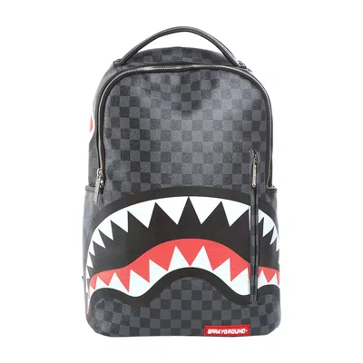 Pre-owned Sprayground Sharks In Paris Backpack 'black' | Men's Size Onesize