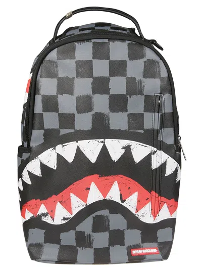 Sprayground Sharks In Paris Backpack In Grigio