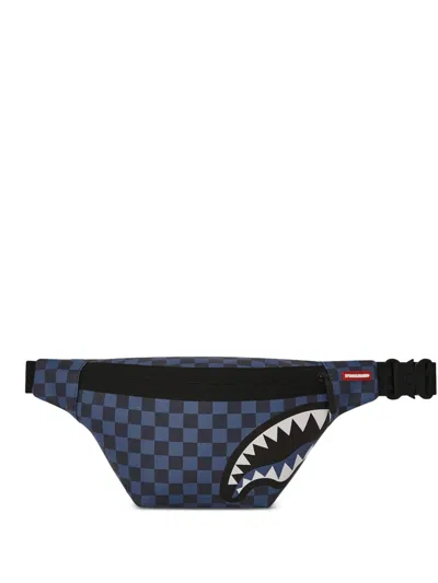 Sprayground Sharks In Paris Belt Bag In Blue