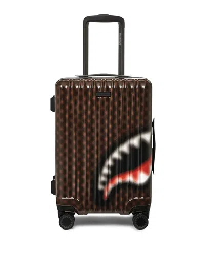 Sprayground Sharks In Paris Blur Carry-on Luggage In Multi