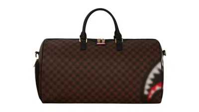 Pre-owned Sprayground Sharks In Paris Blur Effect Duffle In Multi