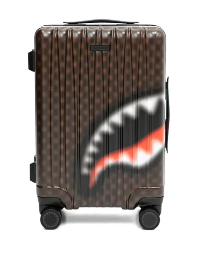 Sprayground Shark Motif Hard-shell Suitcase