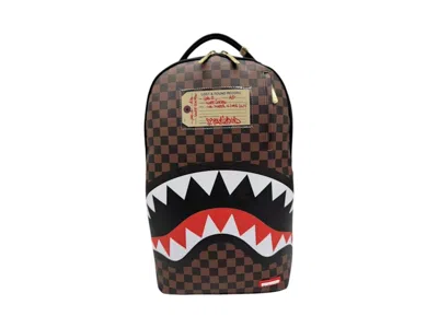 Pre-owned Sprayground Sharks In Paris Lost & Found Backpack In Multi