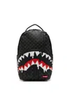 Sprayground Sharks In Paris Thunderdrip Backpack In Black