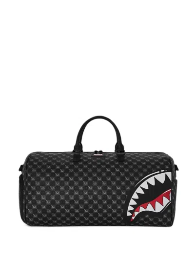 Sprayground Shinobi Sharks In Paris Duffle Bag In Black