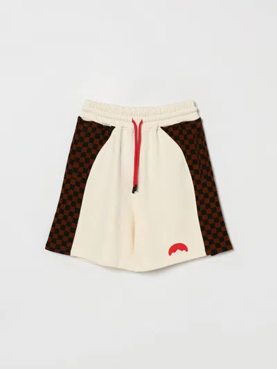 Sprayground Shorts  Kids Colour Ivory In Multi