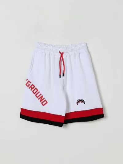 Sprayground Shorts  Kids Color White