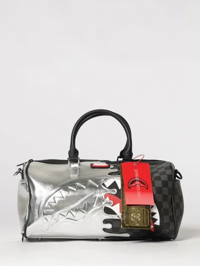 Sprayground Shoulder Bag Men In Silver