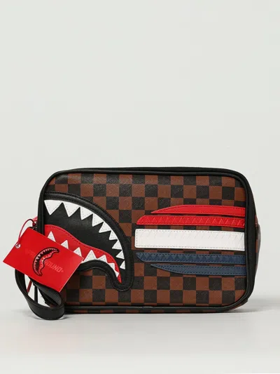 Sprayground Shoulder Bag  Men Color Brown