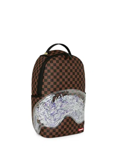 Sprayground Shred Shark Backpack In Brown
