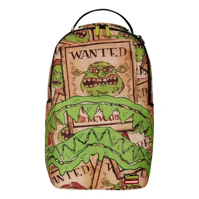 Pre-owned Sprayground Shrek Wanted Backpack 'multicolor' | Multi-color | Men's Size Onesize