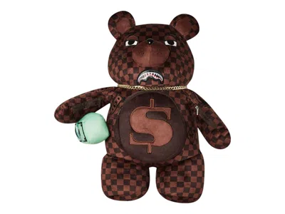 Pre-owned Sprayground Sip Lenticular Chomp Moneybear Backpack Backpack In Black Brown