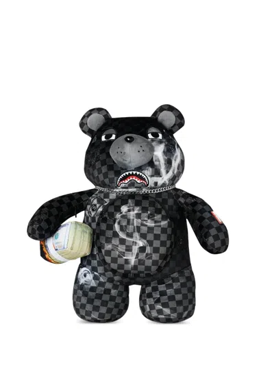 Sprayground Sip N Smoke Moneybear Backpack In Black