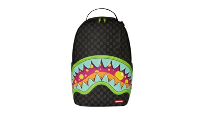 Pre-owned Sprayground Slime Takeover Backpack In Multi