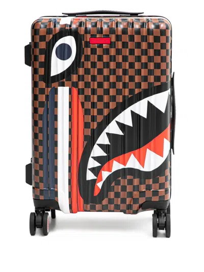 Sprayground Small Machine Francaise Check-pattern Luggage