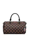 Sprayground Small Peeking Character Check-pattern Duffle Bag