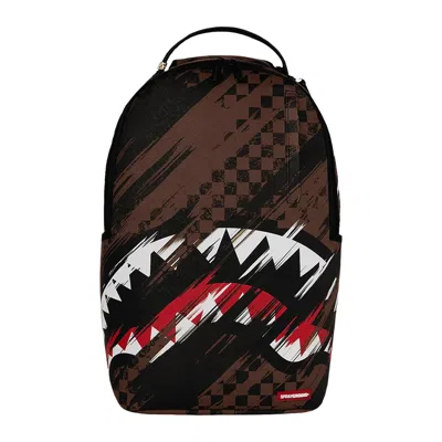 Pre-owned Sprayground Smeared Grunge Backpack 'brown' | Men's Size Onesize