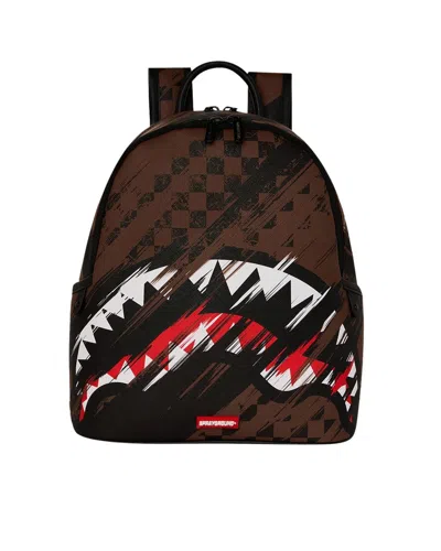 Sprayground Smeared Grunge Savage Backpack In Black