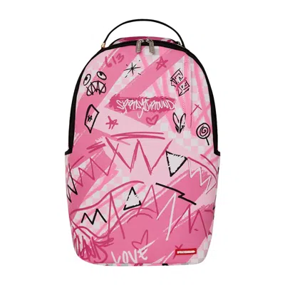 Pre-owned Sprayground Smoke Check Dlxsv Backpack 'pink' | Men's Size Onesize