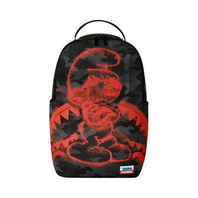 Pre-owned Sprayground Smurfs Red Stencil Backpack 'red' | Men's Size Onesize