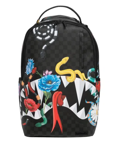 Sprayground Snakes On A Bag Backpack In Black