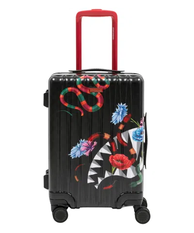 Sprayground Snakes On A Bag Suitcase In Black
