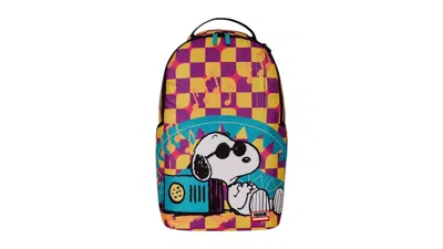 Pre-owned Sprayground Snoopy Chillwave Dlx Backpack In Multi