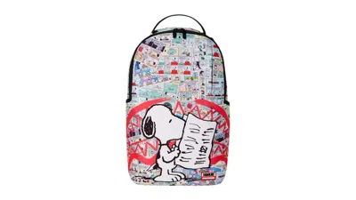 Pre-owned Sprayground Snoopy Focused Backpack In Multi