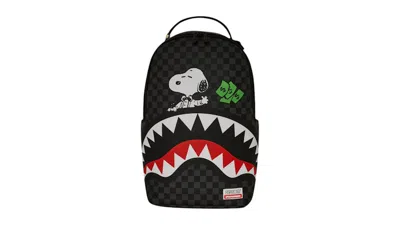Pre-owned Sprayground Snoopy Shark Rich Backpack In Multi