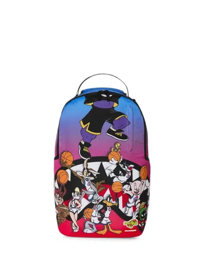 Sprayground Space Jam 25th Anniversary Crew Graphic-print Backpack In Multi