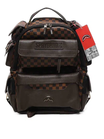 Sprayground Spec Ops Pixel Emboss Backpack In Brown