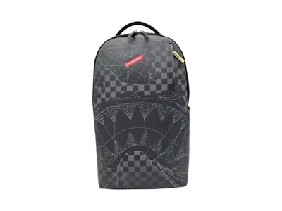 Pre-owned Sprayground Spider Web Dlxsv Backpack In Black