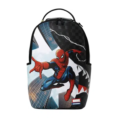 Pre-owned Sprayground Spiderman Protect The City Backpack 'multicolor' | Multi-color | Men's Size Onesize