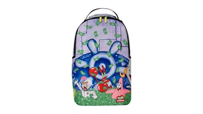 Pre-owned Sprayground Spongebob Crew Money Bath Dlxr Backpack In Multi