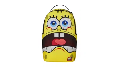 Pre-owned Sprayground Spongebob Eye Pop Removable Eyes Backpack In Multi