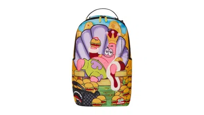 Pre-owned Sprayground Spongebob Krabby King Patrick Backpack In Multi