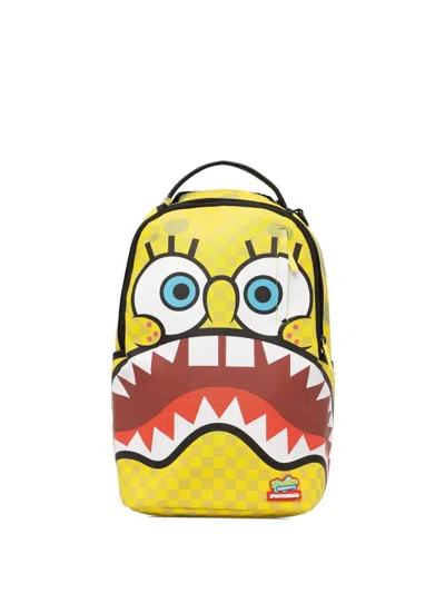 Sprayground Spongebob-print Backpack In Yellow