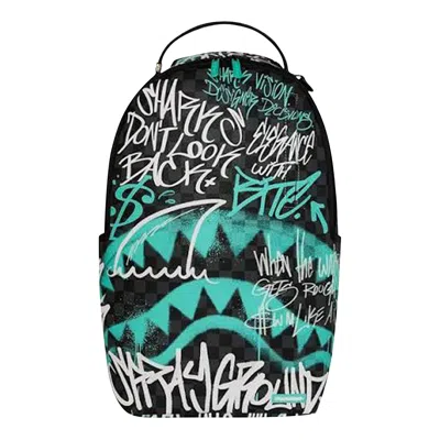 Pre-owned Sprayground Spray Poetry Iii Dlxv Backpack 'multicolor/water Green' | Multi-color | Men's Size Onesi
