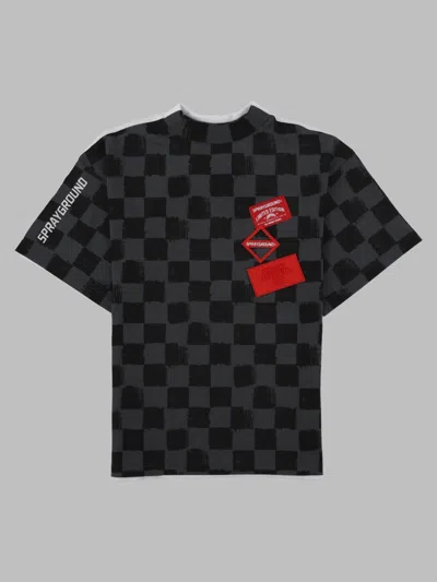 Sprayground Spray-ready Graphic Oversized Turnaround T-shirt For Kids In Black