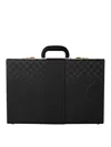 Sprayground Spritz Black Briefcase In Black