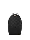 Sprayground Spritz Checkerboard Shark Backpack In Black