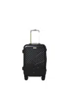 Sprayground Spritz Checkerboard Shark Trolley Bag In Black