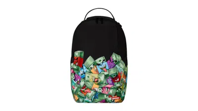 Pre-owned Sprayground Stacked And Relaxed Money Boys Backpack In Multi