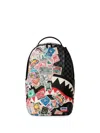 Sprayground Stamp-print Checkered Backpack In Black