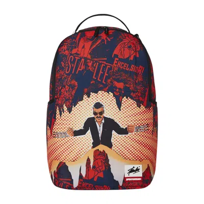 Pre-owned Sprayground Stan Lee If You Can't Find A Hero, Be One Backpack 'multicolor' | Multi-color | Men's Si