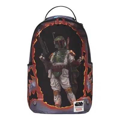 Pre-owned Sprayground Star Wars Boba Fett Blowout Shark Backpack 'multicolor' | Multi-color | Men's Size Onesi