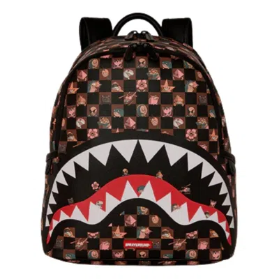Sprayground Stealth Crew Savage Backpack 'brown' In Black