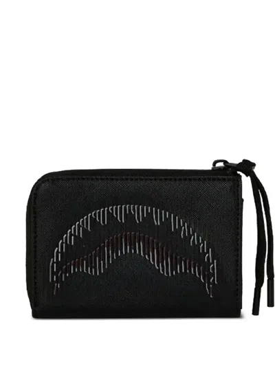 Sprayground Stealth Glide Wallet In Black